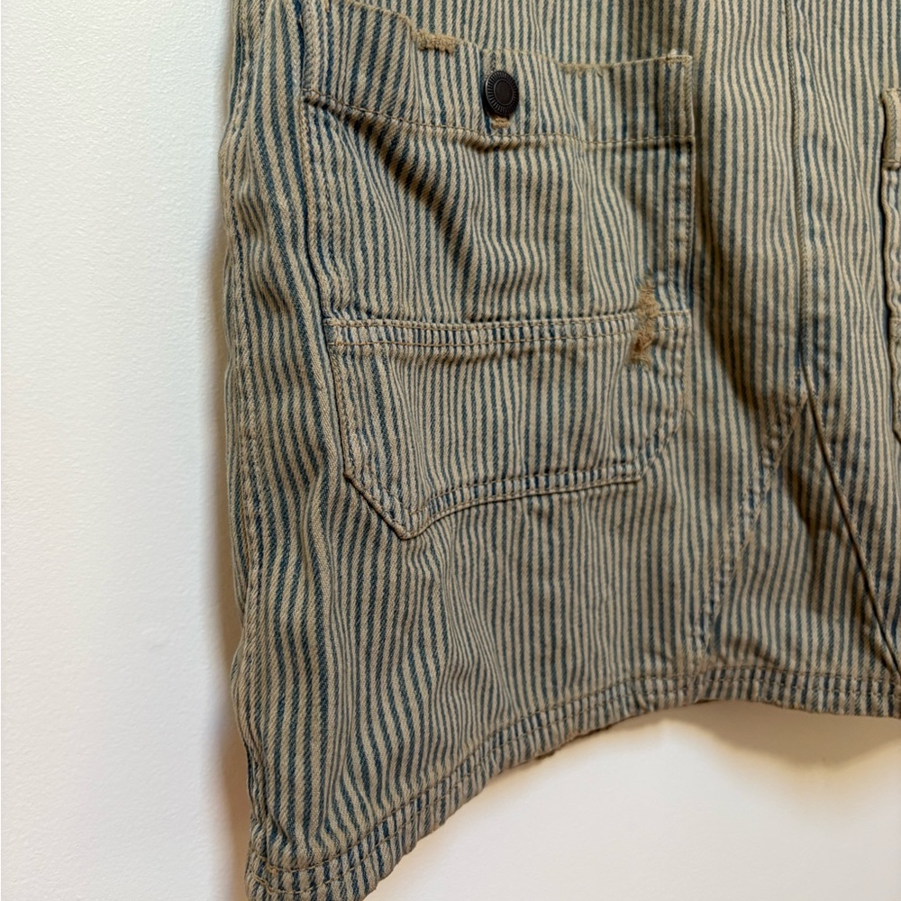 NWOT Free People We The Free Overall Smock Mini Railroad Top Size Medium - Picture 10 of 14